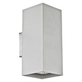 Eglo Brushed Aluminum Madras Two-Bulb Wall Sconce 87019A